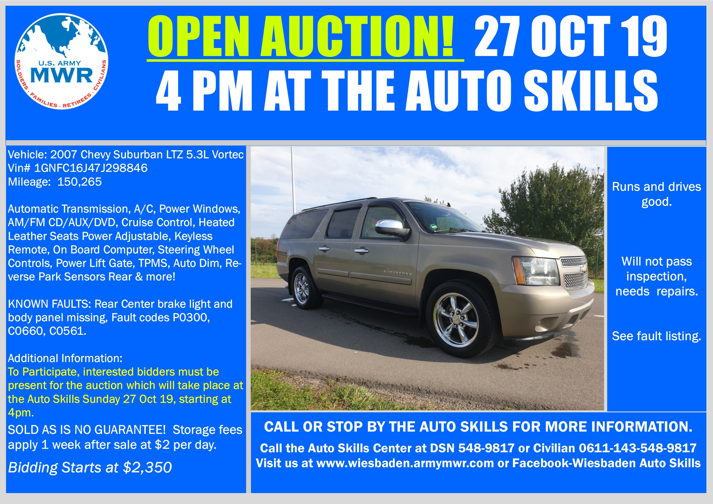 Sale Chevy Suburban 27 Oct 19 Open Auction.jpg