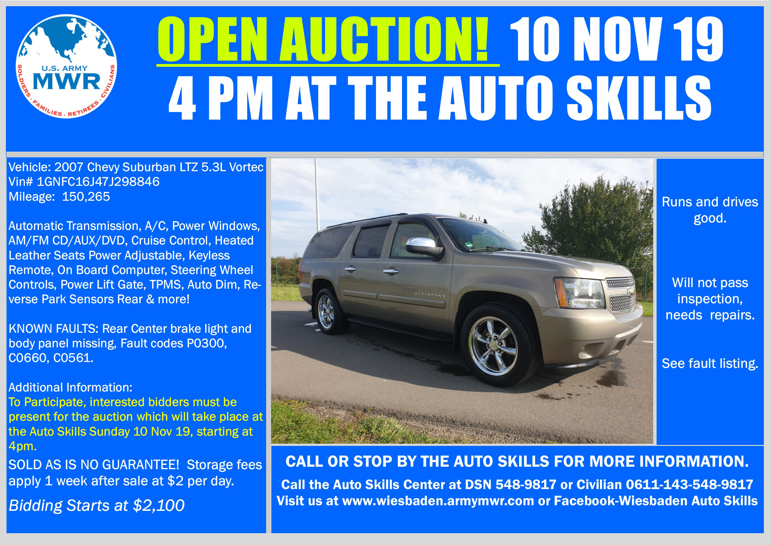 Sale Chevy Suburban 10 Nov 19 Open Auction.jpg