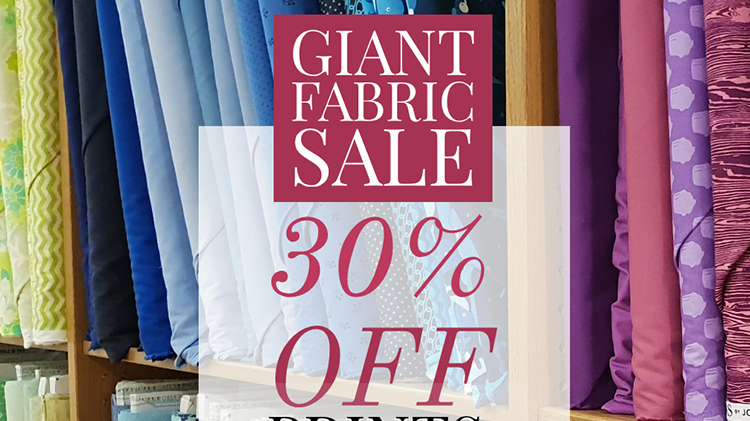 Giant Fabric Sale Giant Fabric Sale