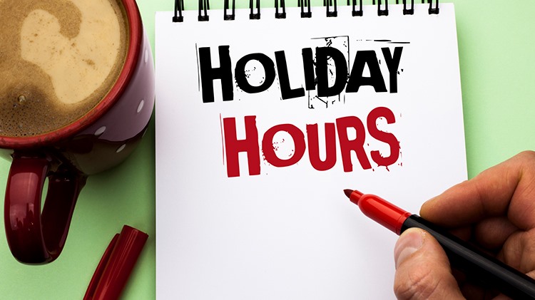 Memorial Day Holiday Hours Memorial Day Holiday Hours